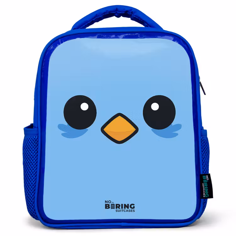 Kinderrucksack - Blau - Kawai - Vogel - Blau — 1