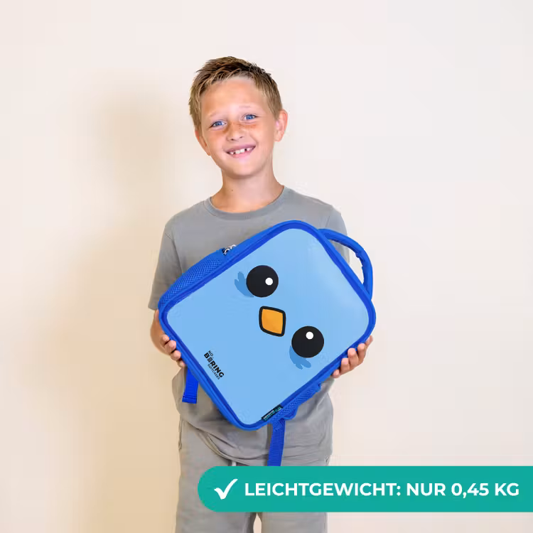 Kinderrucksack - Blau - Kawai - Vogel - Blau — 4