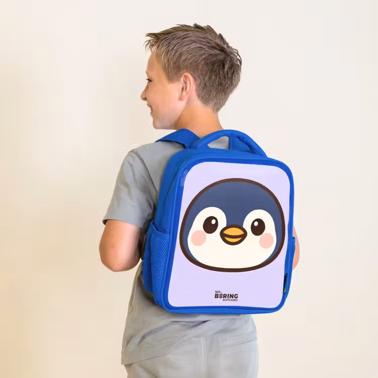 Kinderrucksack - Blau - Pinguin — 2