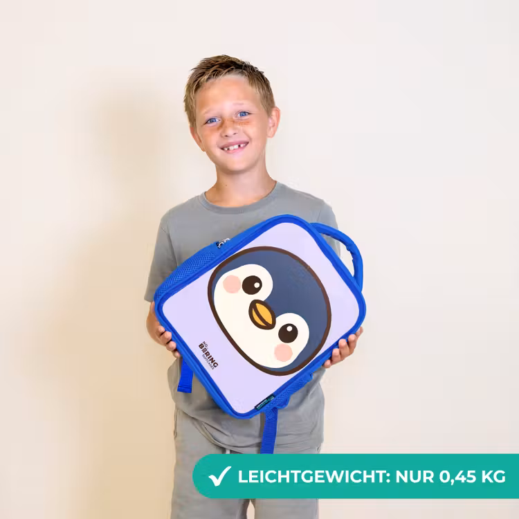Kinderrucksack - Blau - Pinguin — 4