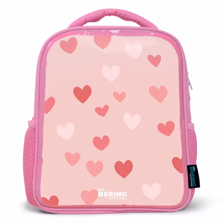 Kinderrucksack - Rosa - Herzen — 1
