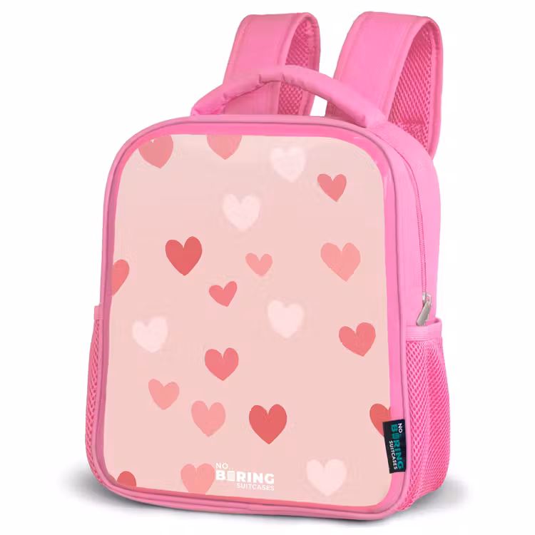 Kinderrucksack - Rosa - Herzen — 4