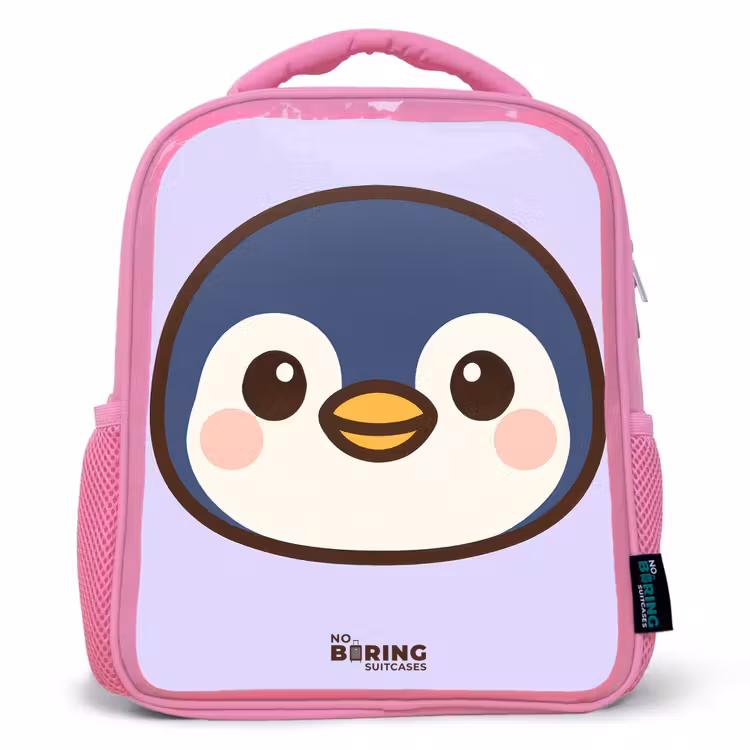 Kinderrucksack - Rosa - Pinguin — 1