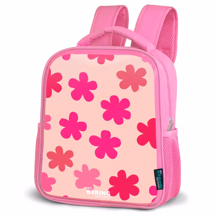 Kinderrucksack - Rosa - Rosa Blumen — 4
