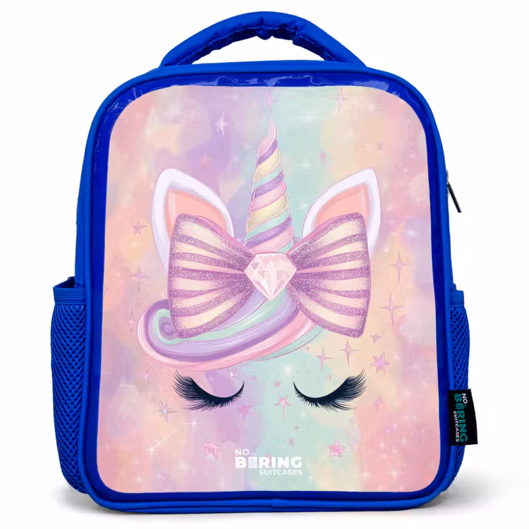 Kinderrucksack - Blau - Einhorn — 1