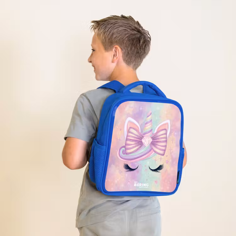Kinderrucksack - Blau - Einhorn — 2