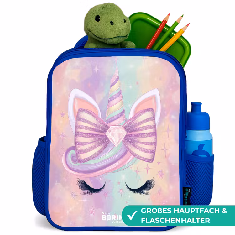 Kinderrucksack - Blau - Einhorn — 3