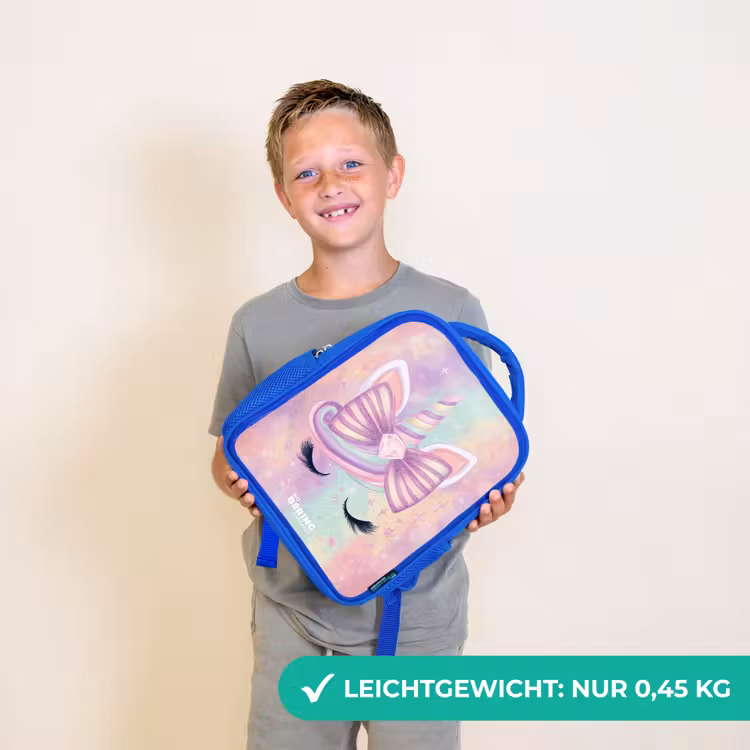 Kinderrucksack - Blau - Einhorn — 4