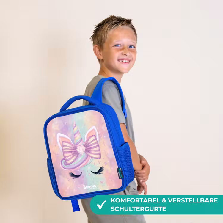 Kinderrucksack - Blau - Einhorn — 5