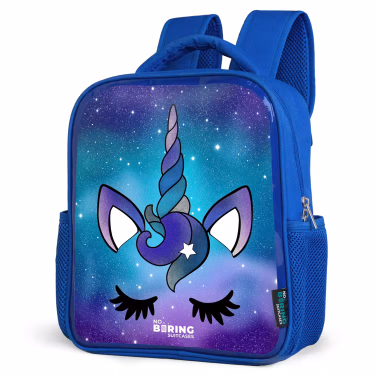 Kinderrucksack - Blau - Lila Einhorn — 7