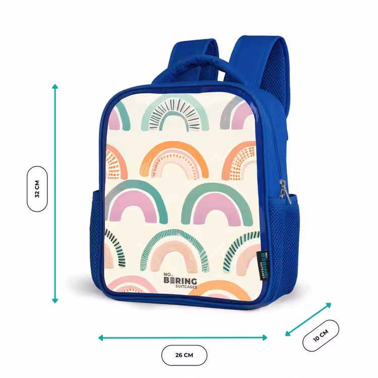 Kinderrucksack - Blau - Regenbögen — 6