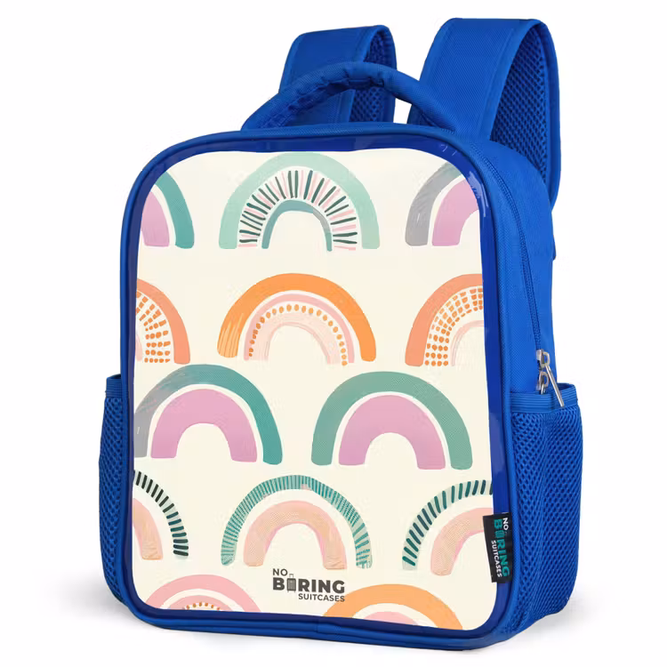 Kinderrucksack - Blau - Regenbögen — 7