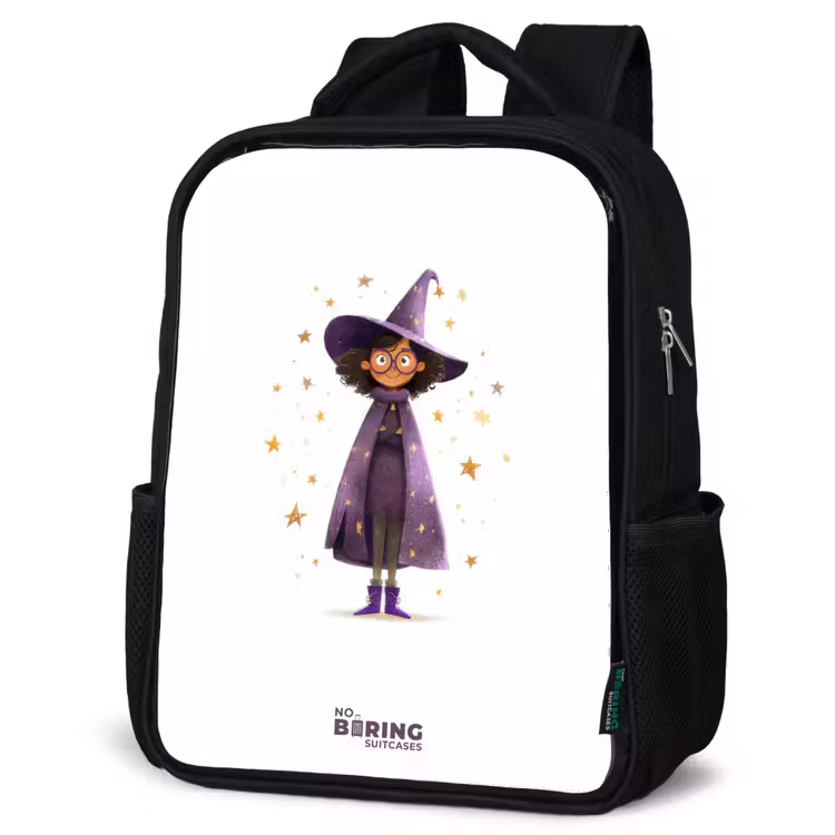 Kinderrucksack - Schwarz - Der violette Umhang des Zauberers — 4