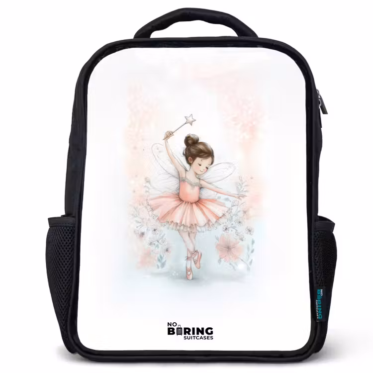 Kinderrucksack - Schwarz - Ballerina - Elfe - Fee — 1
