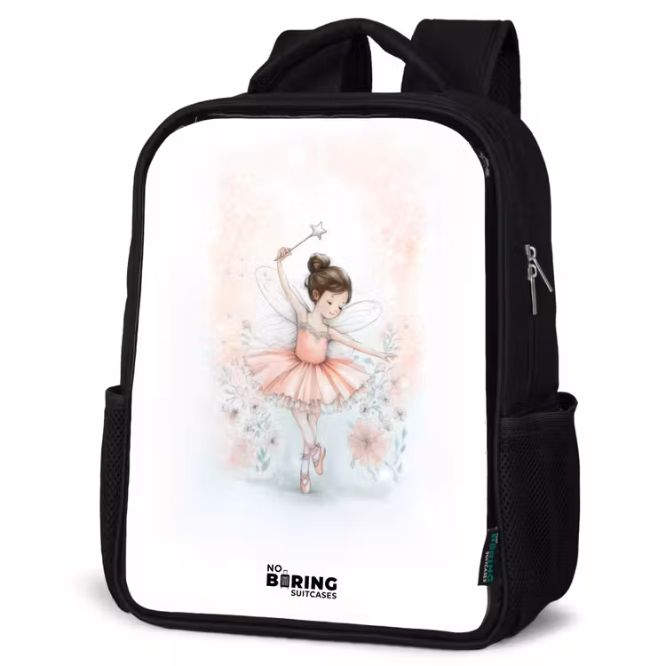 Kinderrucksack - Schwarz - Ballerina - Elfe - Fee — 4