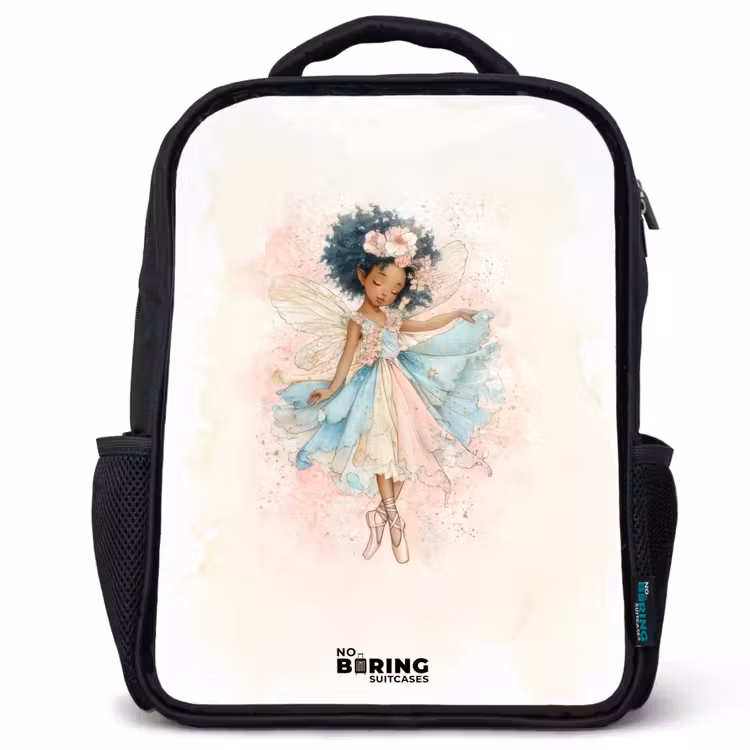 Kinderrucksack - Schwarz - Elf - Ballett - Farbenfroh — 1