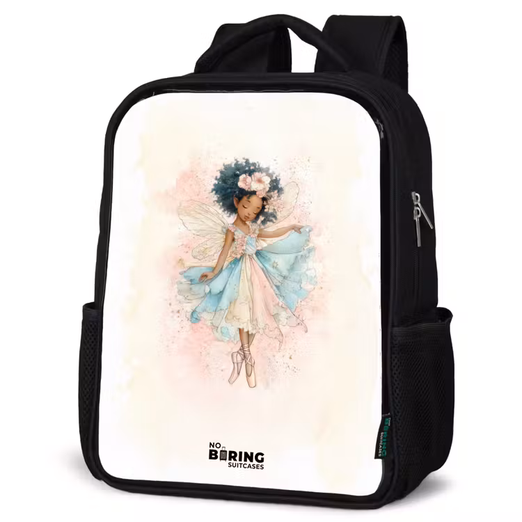 Kinderrucksack - Schwarz - Elf - Ballett - Farbenfroh — 4
