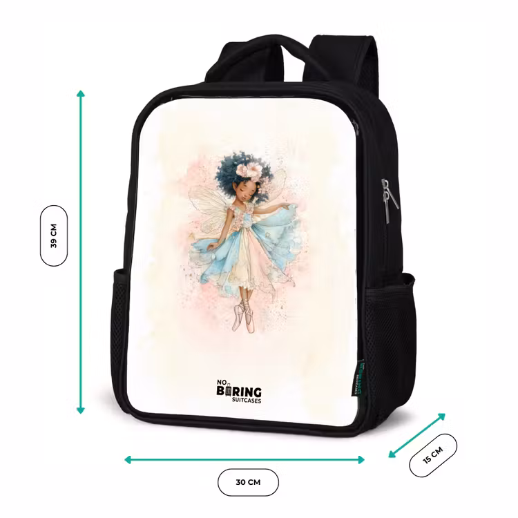 Kinderrucksack - Schwarz - Elf - Ballett - Farbenfroh — 6