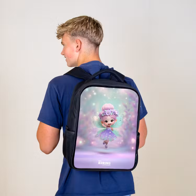 Kinderrucksack - Schwarz - Elf - Magie — 3