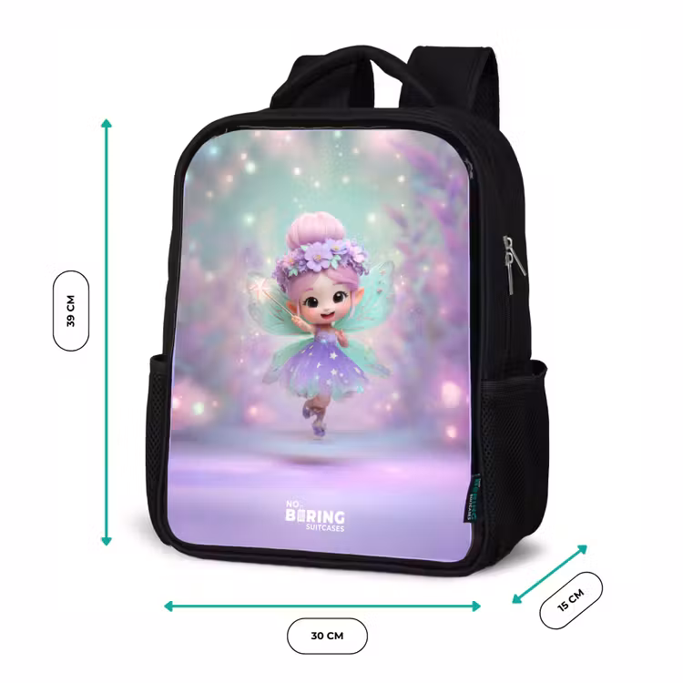 Kinderrucksack - Schwarz - Elf - Magie — 6