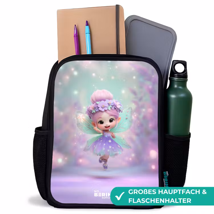Kinderrucksack - Schwarz - Elf - Magie — 8