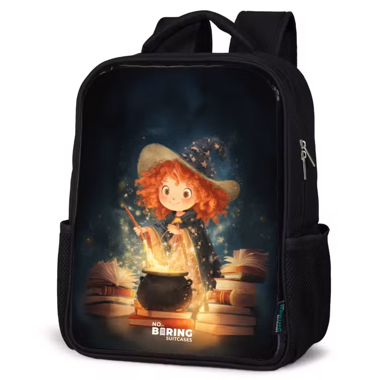Kinderrucksack - Schwarz - Hexe mit funkelndem Trank — 4