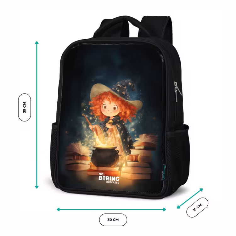 Kinderrucksack - Schwarz - Hexe mit funkelndem Trank — 6