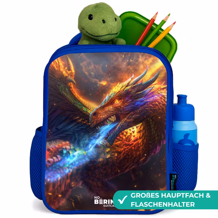 Kinderrucksack - Blau - Chroma-Krieger — 3
