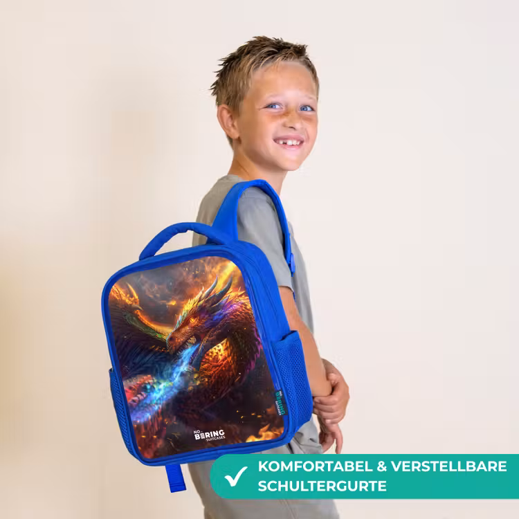 Kinderrucksack - Blau - Chroma-Krieger — 5