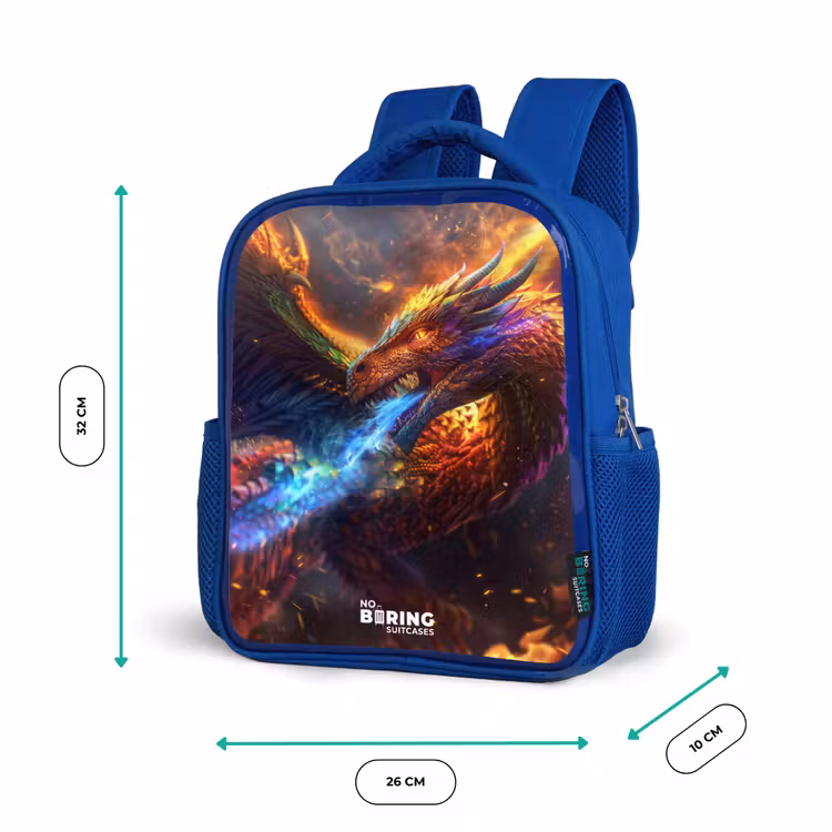 Kinderrucksack - Blau - Chroma-Krieger — 6