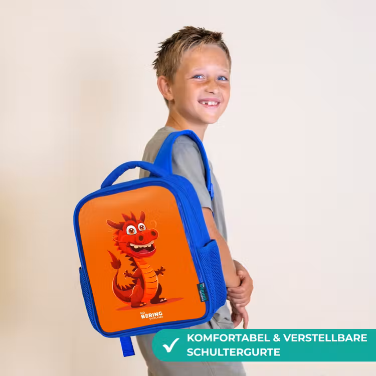 Kinderrucksack - Blau - Horacio Heißsporn — 5
