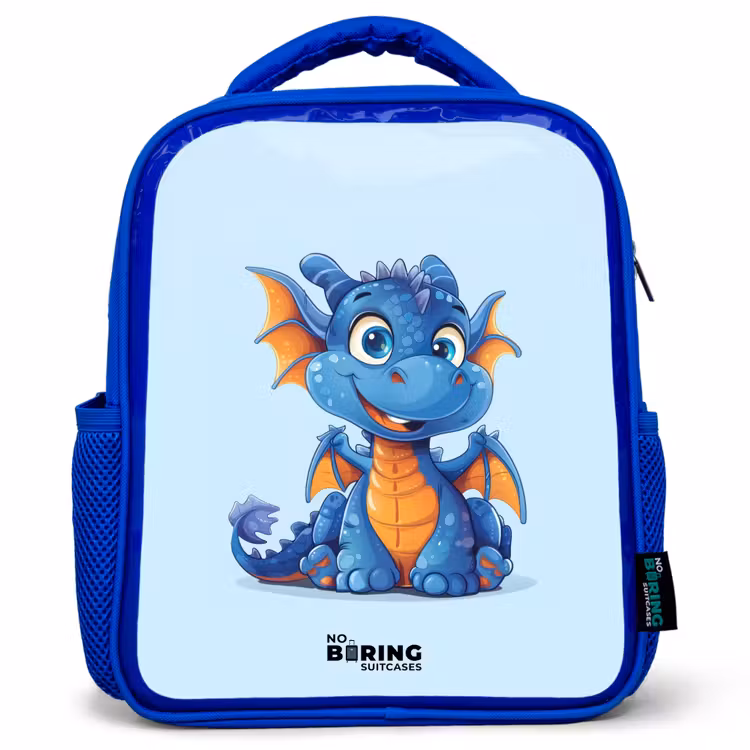 Kinderrucksack - Blau - Zwergdrache — 1