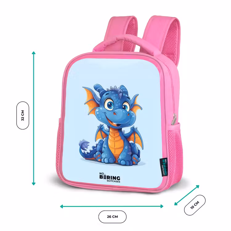 Kinderrucksack - Rosa - Zwergdrache — 2