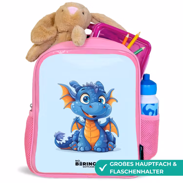 Kinderrucksack - Rosa - Zwergdrache — 3