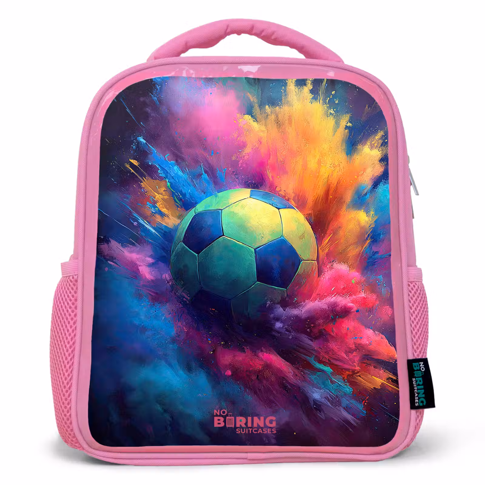 Kinderrucksack - Rosa - Neon - Kugel - Farbenfroh — 1