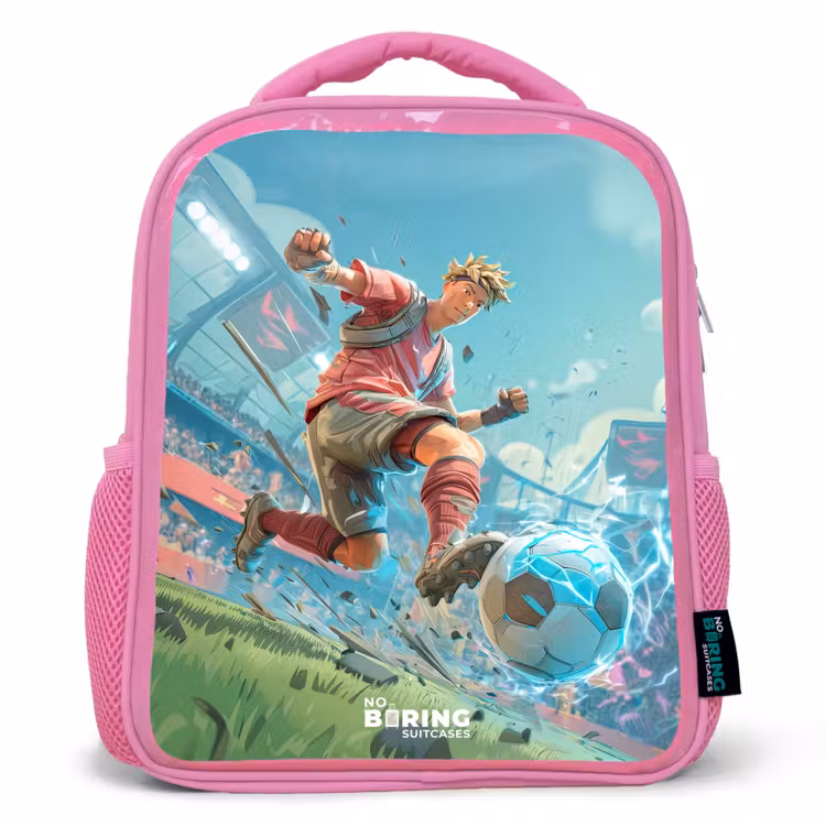 Kinderrucksack - Rosa - Fußball - Junge - Stadion - Elektrisch — 1