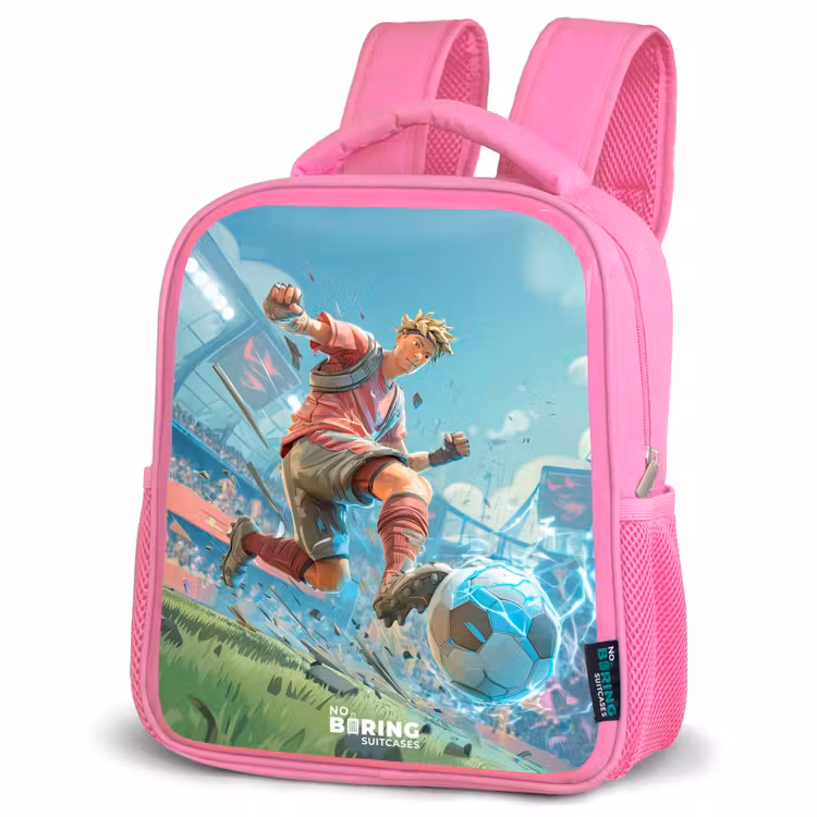 Kinderrucksack - Rosa - Fußball - Junge - Stadion - Elektrisch — 4