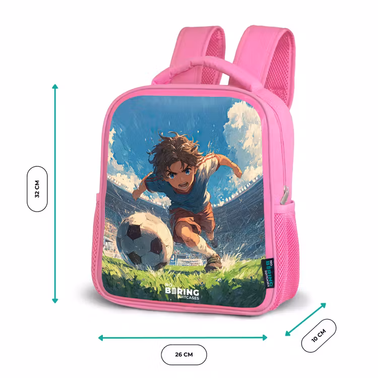 Kinderrucksack - Rosa - Stadion - Fußball - Junge — 2