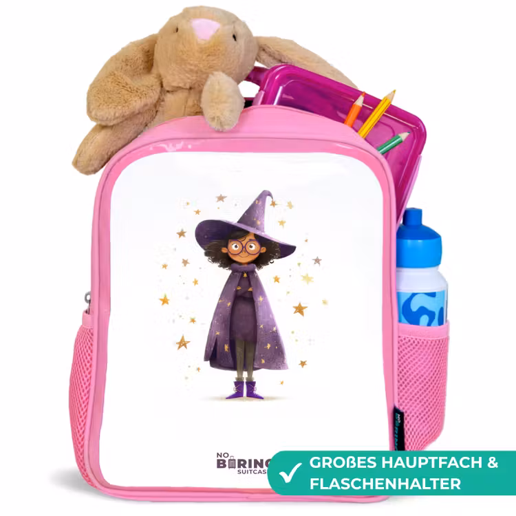 Kinderrucksack - Rosa - De paarse tovenaarsmantel — 3