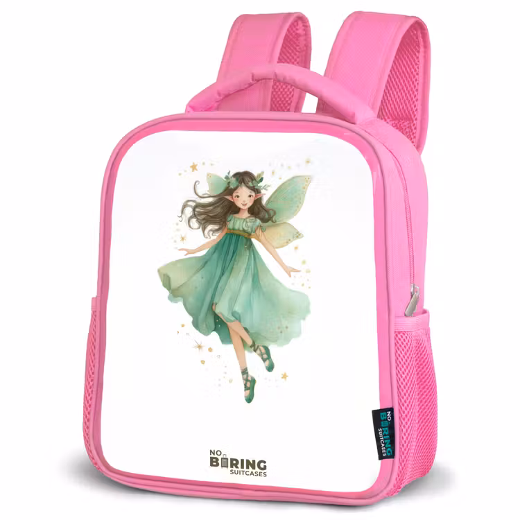 Kinderrucksack - Rosa - Zwevende groene elf — 4