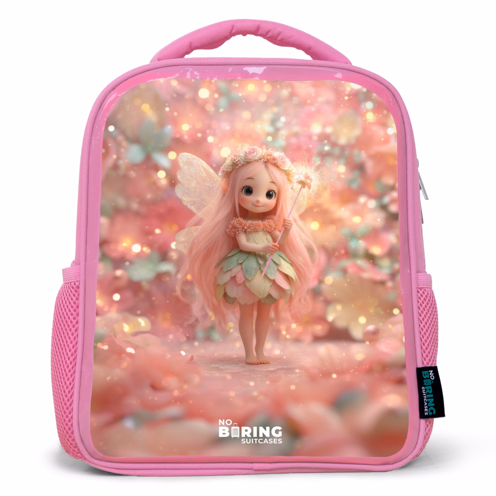 Kinderrucksack - Rosa - Bloemenfee in roze sprookjeswereld — 1