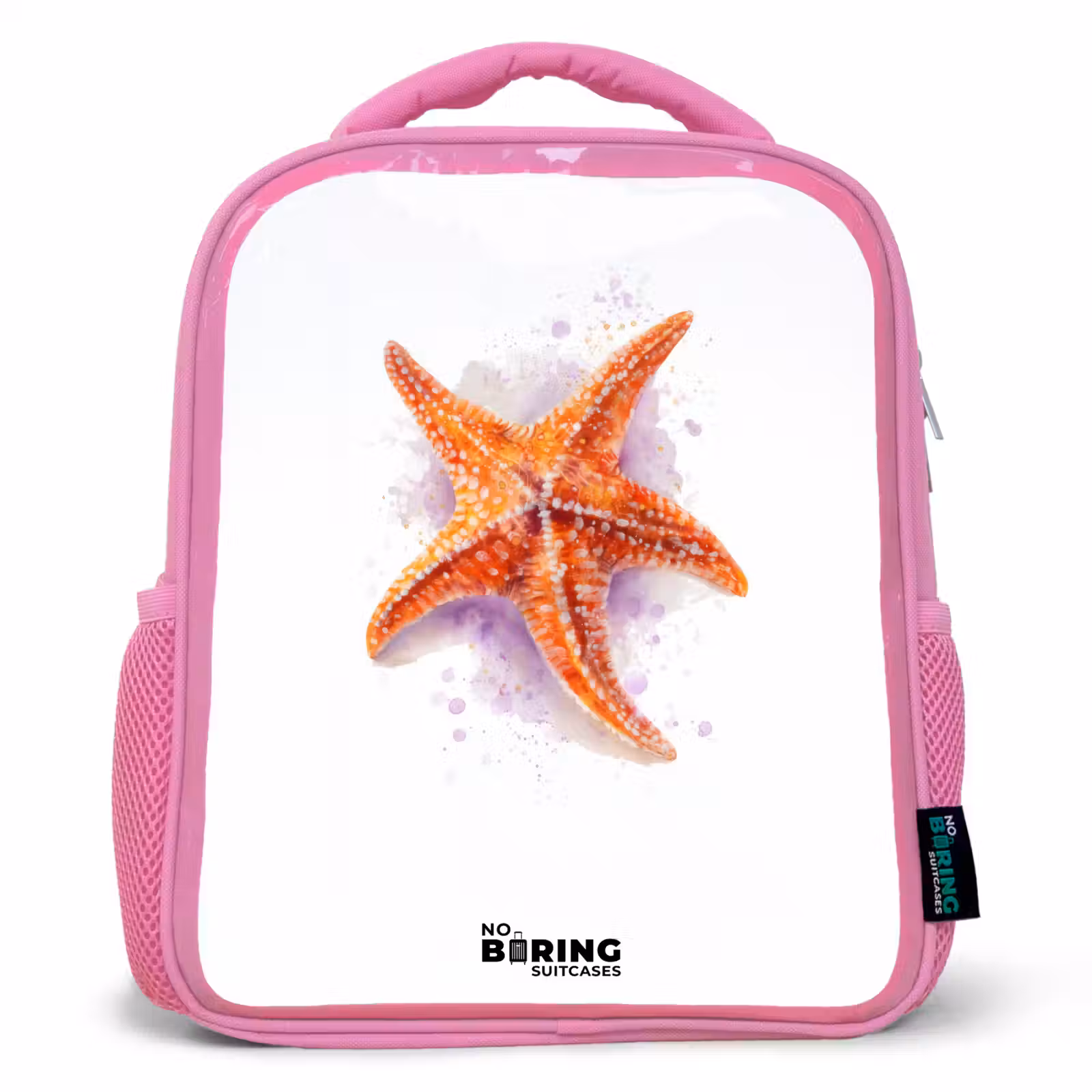 Kinderrucksack - Rosa - Oranje Zeester Illustratie — 1