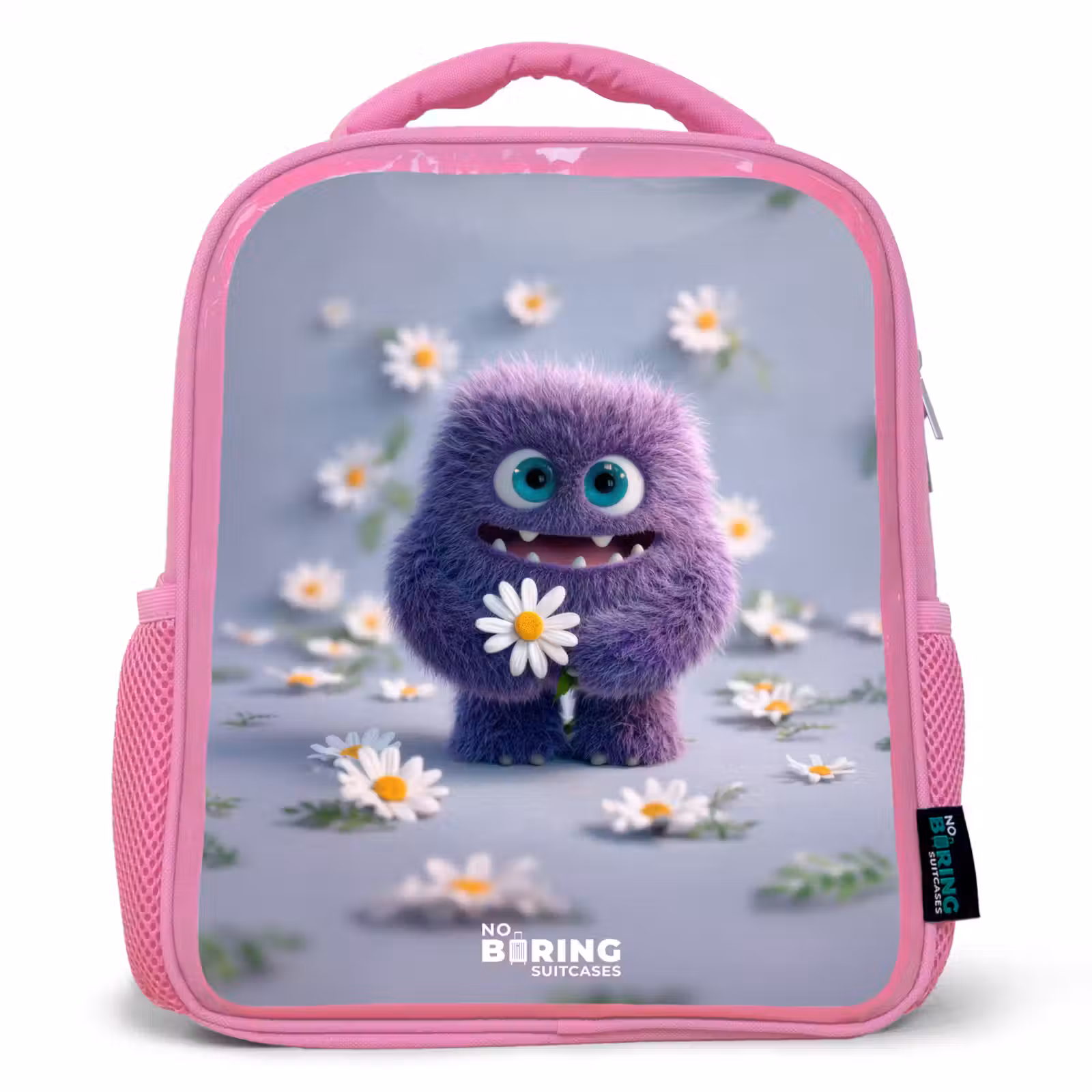 Kinderrucksack - Rosa - Paars Pluizig Vriendje met Madelief — 1