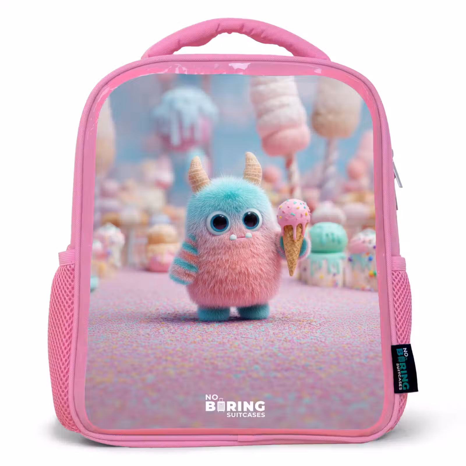 Kinderrucksack - Rosa - Zoet Monstersnoep Avontuur — 1