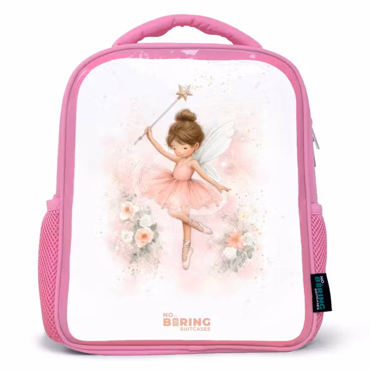 Kinderrucksack - Rosa - Ballerina fee in roze — 1