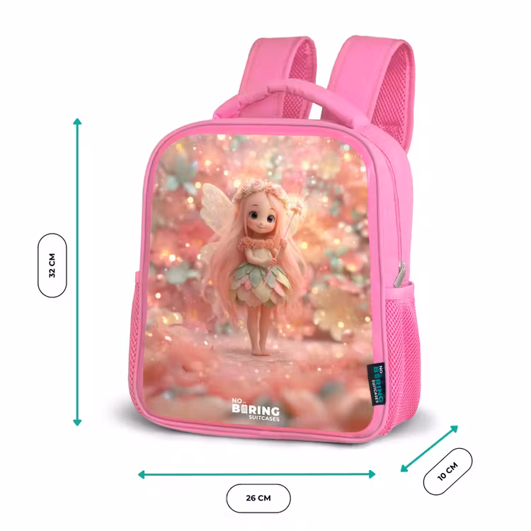 Kinderrucksack - Rosa - Bloemenfee in roze sprookjeswereld — 2