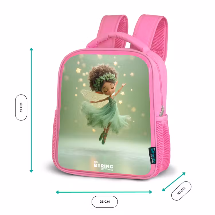 Kinderrucksack - Rosa - Dansende fee in groen licht — 2