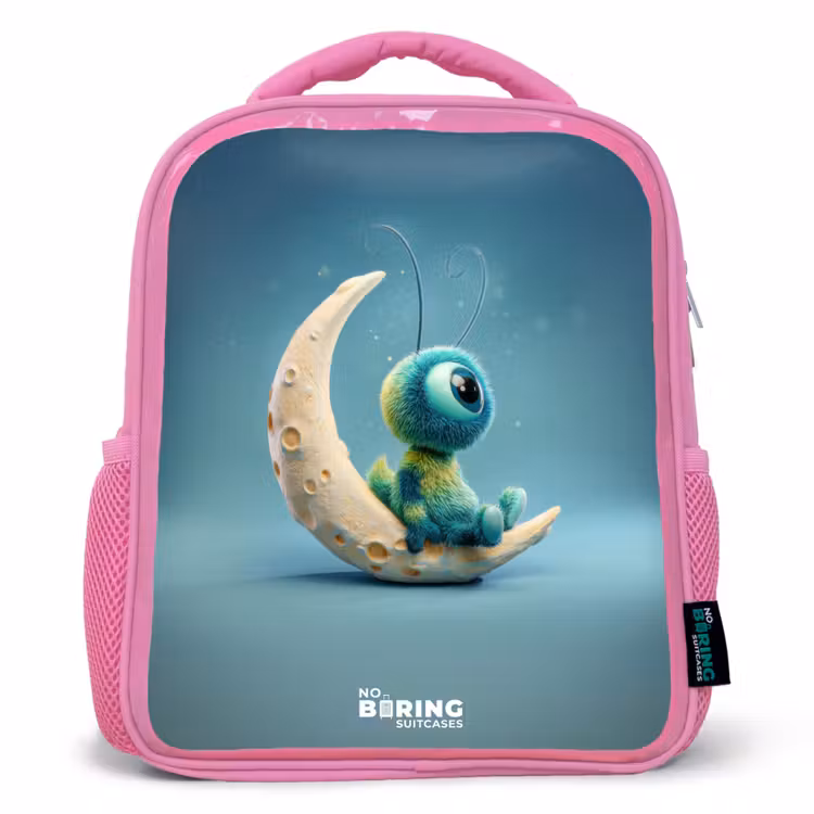 Kinderrucksack - Rosa - Dromerig Wezentje op de Maan — 1