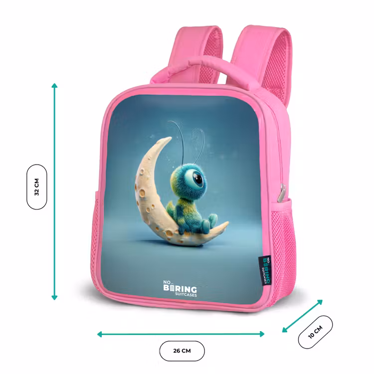 Kinderrucksack - Rosa - Dromerig Wezentje op de Maan — 2