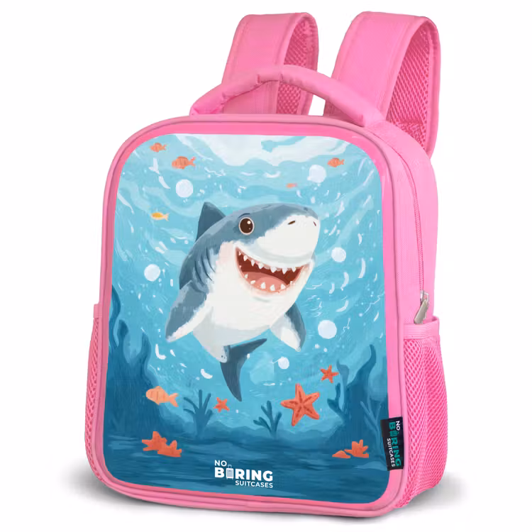 Kinderrucksack - Rosa - Haai - Water - Zee — 4